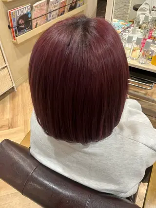 ショート カラー 田村 桃々のヘアスタイル