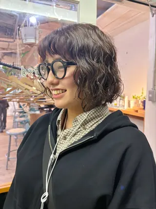 ミディアム パーマ kaito パーマ募集！🔵のヘアスタイル