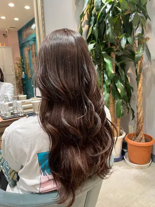 ロング カラー レイヤー/透明感/髪 質改善/メンズ/佐藤のヘアスタイル