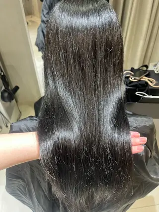 ロング カラー メンズセンターパート 🇰🇷wakanaのヘアスタイル