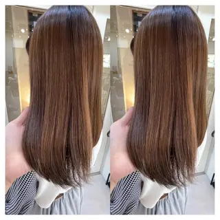 セミロング カラー 村山 茉衣のヘアスタイル