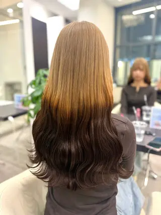 ロング カラー 渋谷ハイトーン/髪質 改善/かすが🪽🫧のヘアスタイル