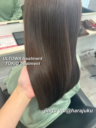 セミロング カラー パーマ ヘアアレンジ メンズ ワット 原宿のヘアスタイル