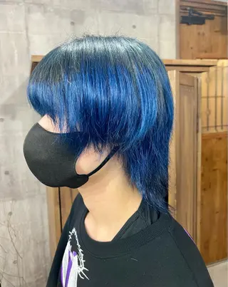 ショート カラー メンズ レイヤー/韓国 ハイトーン興津史弥のヘアスタイル