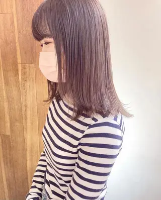 ミディアム カラー HATSUMEI ゆうまのヘアスタイル