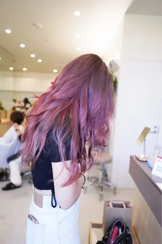 ロング カラー 似合わせカット🫧 /パーマRINAのヘアスタイル