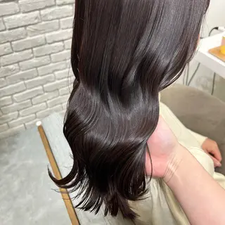 ミディアム カラー ヘアアレンジ 髪質改善&艶感カラー 🪄岡井美結のヘアスタイル