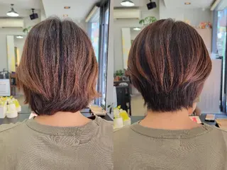 ショート stoke TOKYO所属・野村 果音(カノン)のヘアスタイル