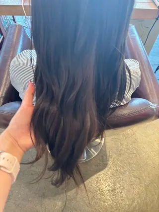 ロング カラー 髪質改善カラー ブラウン🤎YUMEのヘアスタイル