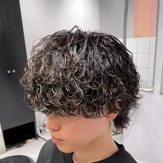 ショート パーマ 🔥シャドウパーマ 特化🔥勇斗のヘアスタイル