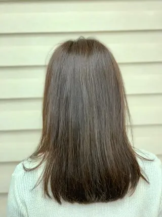 セミロング カラー パーマスタジオ グレイス はやとのヘアスタイル