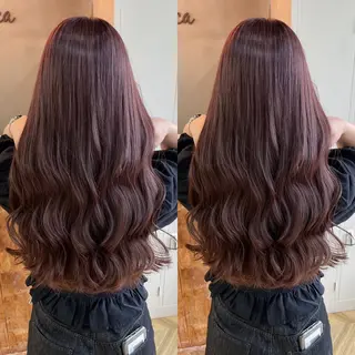 ロング MOMO KAのヘアスタイル