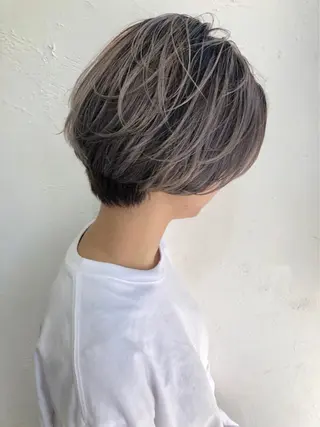 ショート カラー hair  space Atoz所属・東 寛道のヘアスタイル