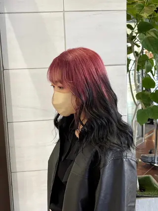 セミロング ハイトーン/ブリーチ /hikaruのヘアスタイル