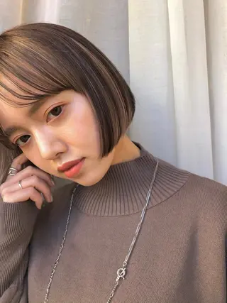 ショート 本田 奈穂美のヘアスタイル