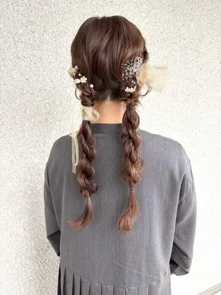 ヘアアレンジ 桑原 菜摘のヘアスタイル
