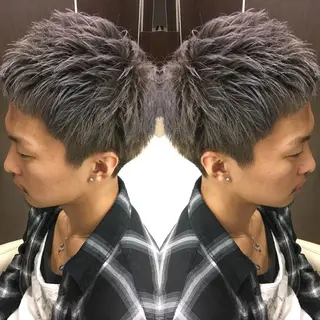 ショート カラー メンズ 寺内 紳悟のヘアスタイル