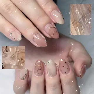 ネイル 🪄mimi🎀 Midori🪽のネイルデザイン