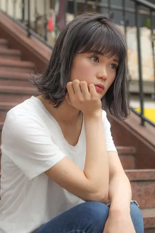 カラー ブリーチ難民の救世主 サロンINK.渋谷のヘアスタイル