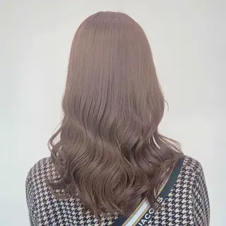 セミロング カラー ☁️グレージュカラー TAKUYA☁️のヘアスタイル