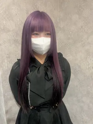 ロング カラー ヘアアレンジ 💕ブリーチ/ヘアメ 🎀YUUKAのヘアスタイル