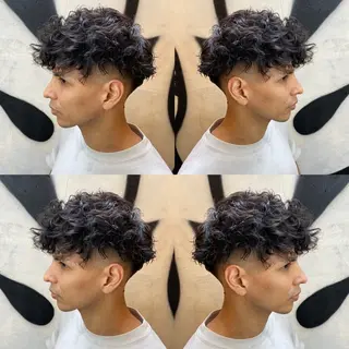 ショート メンズ ⚡️メンズパーマ特化 mens支持◎/忠地のヘアスタイル