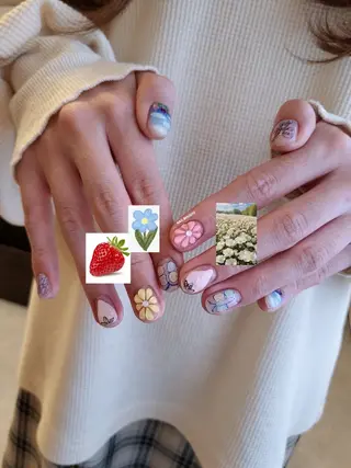 ネイル 3dパーツ/流行り 👧shushu❤️のネイルデザイン