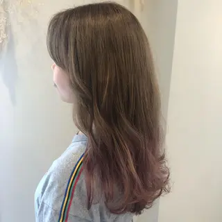 ロング 韓国風ヘア♡ runaのヘアスタイル