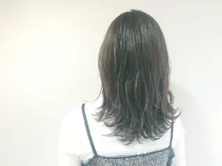 ミディアム ✨ブリーチなし透明感 カラー✨ゆりかのヘアスタイル