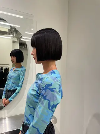 ショート stén/kana /中明度カラーのヘアスタイル