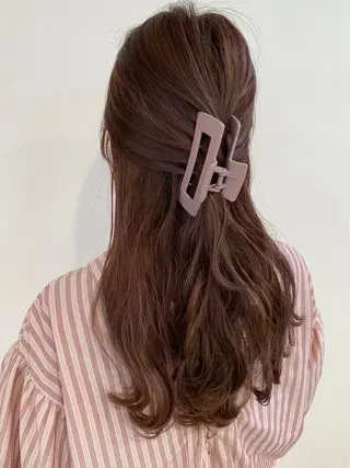 ロング 山中 かりんのヘアスタイル