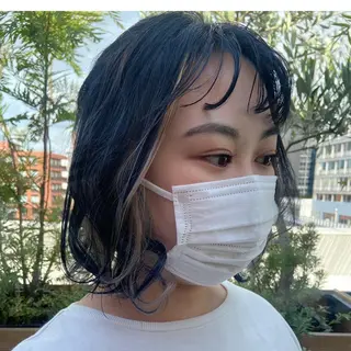 ミディアム カラー パーマ ヘアアレンジ メンズ キッズ ネイル マツエク・マツパ times salon名駅所属・久木原 ゆりのヘアスタイル