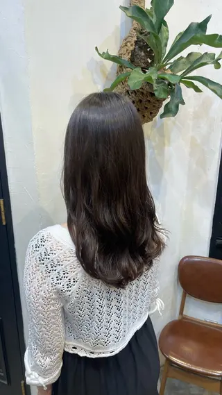 ロング 米澤 凌華のヘアスタイル