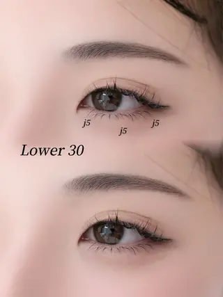 マツエク・マツパ riona ⠀のマツエク・マツパデザイン