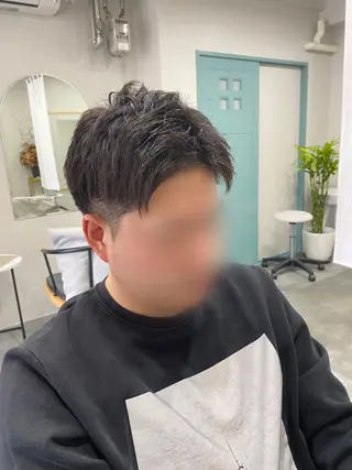 メンズ 【coco.】hair所属・カジカワサキ/髪質 改善/クロスパーマのヘアスタイル