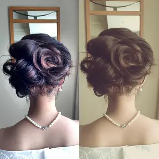 ミディアム セミロング ロング ヘアアレンジ Re:ta KANZOのヘアスタイル