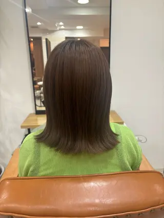 ミディアム 旧JAGARA 東口店 Flat.千葉所属・HONOKA /透明感カラーのヘアスタイル