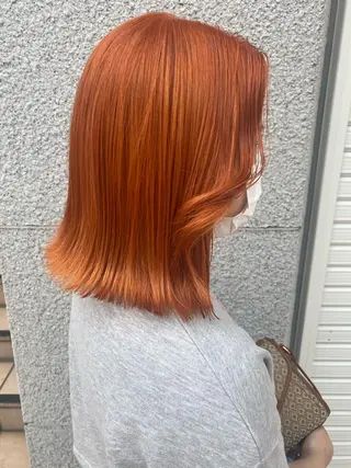 ミディアム カラー 💗💗韓国レイヤー yu-ki💗💗のヘアスタイル