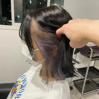 ミディアム トレンドモテカラー 🩷色落ちまで可愛くのヘアスタイル