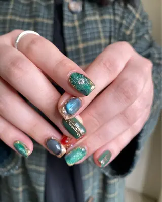 ネイル 草加ニュアンスネイル 🌚hersのネイルデザイン