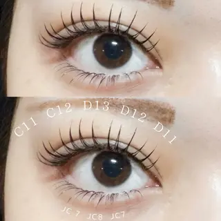 マツエク・マツパ Isogai 𓏸𓍯﻿のマツエク・マツパデザイン