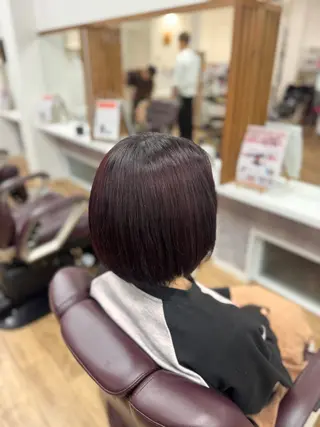 ミディアム カラー zero2core ナオのヘアスタイル