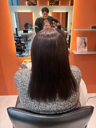 セミロング ✨艶髪/ハイトーン /大籠リュウのヘアスタイル