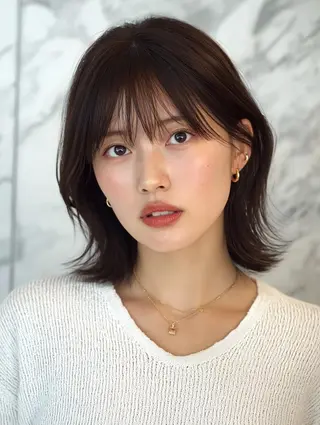 セミロング TELAHAIR 船橋のヘアスタイル
