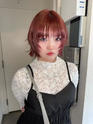 ショート sliver siki・ayanaのヘアスタイル