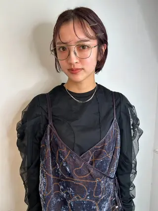 ミディアム カラー land所属・透明感カラー/レイヤ ー🌙Honokaのヘアスタイル