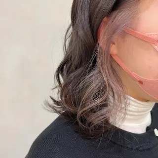 ミディアム カラー 佐藤 雅のヘアスタイル