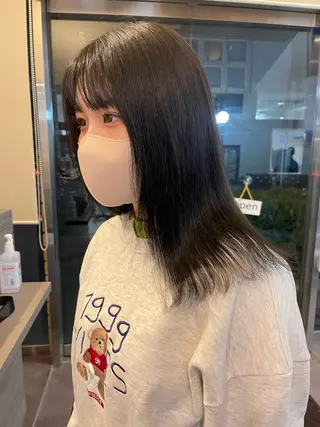 ミディアム 透明感カラー/艶髪 💎🐇uraraのヘアスタイル