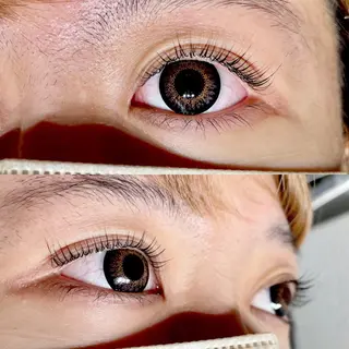 マツエク・マツパ Aim NAIL&EYELASH.BROW立花店所属・Aim立花店 Mihoのマツエク・マツパデザイン