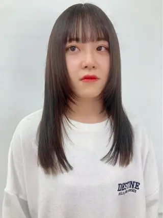 セミロング ウルフレイヤー エクステ/kokiのヘアスタイル